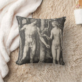 アダムおよびイブ1504年 クッション (ブランケット)