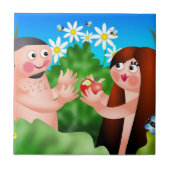 アダムおよびイブ タイル (正面)