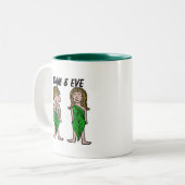 アダムおよびイブ ツートーンマグカップ (正面左)