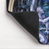 アダムおよびイブ、c.1570を描写するリモージュのプラク マウスパッド (コーナー)