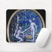 アダムおよびイブ、c.1570を描写するリモージュのプラク マウスパッド (マウス)