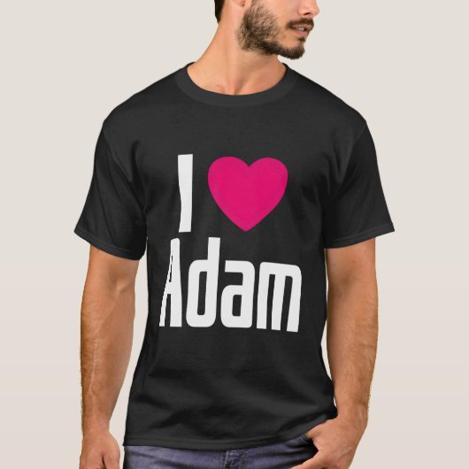アダムが大好きアダムが大好き Tシャツ (正面)