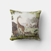 アダムが生き物の名前を付ける クッション (正面)