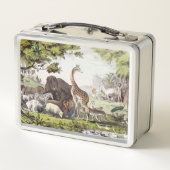 アダムが生き物の名前を付ける メタルランチボックス (裏面)