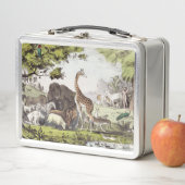 アダムが生き物の名前を付ける メタルランチボックス (インサイチュ)