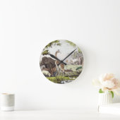 アダムが生き物の名前を付ける ラウンド壁時計 (ホーム)