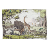 アダムが生き物の名前を付ける 枕カバー (正面)