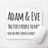 アダムとエバが最初の人々ではない読こと マウスパッド (マウス)