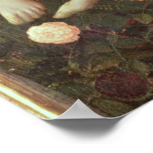 アダムとエバが楽園から追放される ポスター (角)