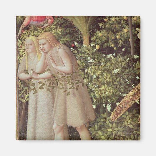 アダムとエバが楽園から追放される マグネット (正面)