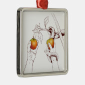 アダムとエバと蛇 メタルオーナメント (右)