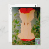 アダムとエバのポストカード ポストカード (正面/裏面)