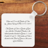 アダムとエバの庭 キーホルダー (裏面)