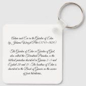 アダムとエバの庭 キーホルダー (裏面)