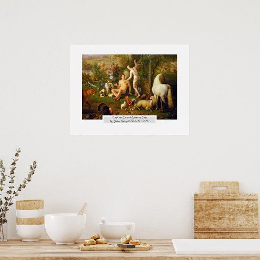 アダムとエバの庭 ポスター (キッチン)