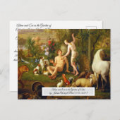アダムとエバの庭 ポストカード (正面/裏面)