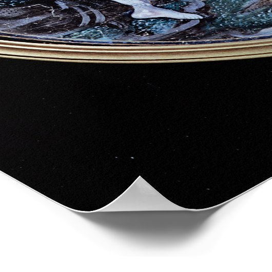 アダムとエバを描いたリモージュのプラーク, c.1570 ポスター (角)