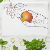 アダムとエバ キッチンタオル (折り畳み)