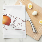 アダムとエバ キッチンタオル (四つ折り)