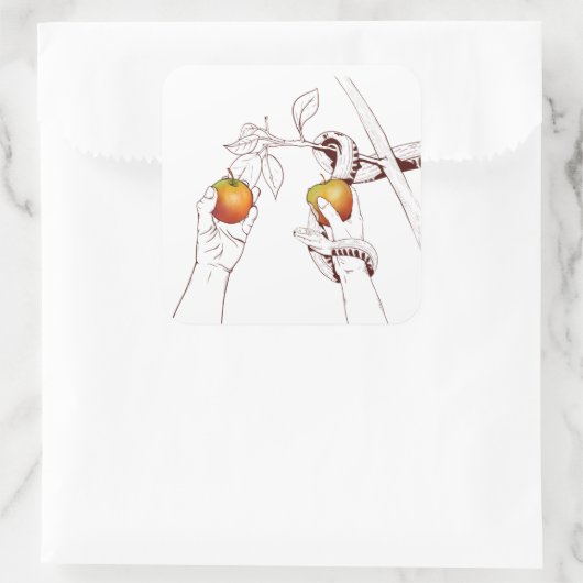 アダムとエバ スクエアシール (バッグ)