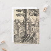 アダムとエバ：人間の秋（ルーカス・ヴァン・レイデン） カード (正面/裏面インサイチュ)