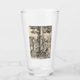 アダムとエバ：人間の秋（ルーカス・ヴァン・レイデン） タンブラーグラス