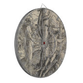 アダムとエバ：人間の秋（ルーカス・ヴァン・レイデン） ダーツボード (正面左)