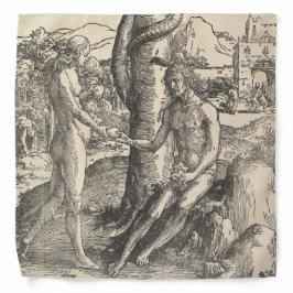 アダムとエバ：人間の秋（ルーカス・ヴァン・レイデン） バンダナ