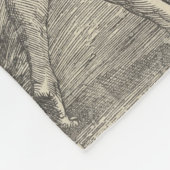 アダムとエバ：人間の秋（ルーカス・ヴァン・レイデン） フリースブランケット (角)