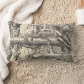 アダムとエバ：人間の秋（ルーカス・ヴァン・レイデン） ランバークッション (ブランケット)