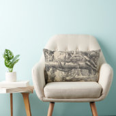 アダムとエバ：人間の秋（ルーカス・ヴァン・レイデン） ランバークッション (椅子)