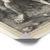 アダムとエバ， 1504 ポスター (角)