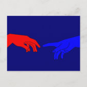 アダムと神 ポストカード (正面)