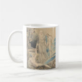 アダムにイブを持って来る神の存在の天使 コーヒーマグカップ (左)