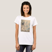 アダムにイブを持って来る神の存在の天使 Tシャツ (正面フル)