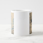 アダムにイヴをもたらす神の在り方の天使 ジャンボコーヒーマグカップ (正面)