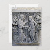 アダムに土地を働くように言う神 ポストカード (正面/裏面)