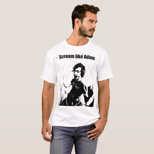 アダムのような叫び Tシャツ (正面フル)