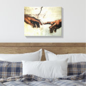 アダムの創造 – ハンズミケランジェロ1475 - 1564 キャンバスプリント (インサイチュ (寝室))