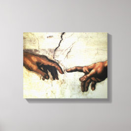 アダムの創造 – ハンズミケランジェロ1475 - 1564 キャンバスプリント