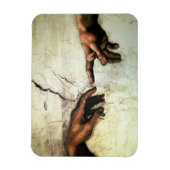 アダムの創造 – ハンズミケランジェロ1475 - 1564 マグネット (縦)