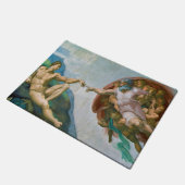 アダムの創造-ミケランジェロ1475 - 1564 ドアマット (アングル)