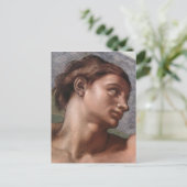 アダムの創造(詳細アダム) ポストカード (スタンド正面)