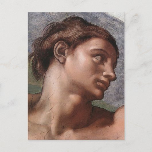 アダムの創造(詳細アダム) ポストカード (正面)