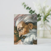 アダムの創造(詳細) ポストカード (スタンド正面)