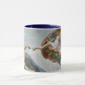 アダムの創造(1511年) | ミケランジェロ マグカップ (中央)