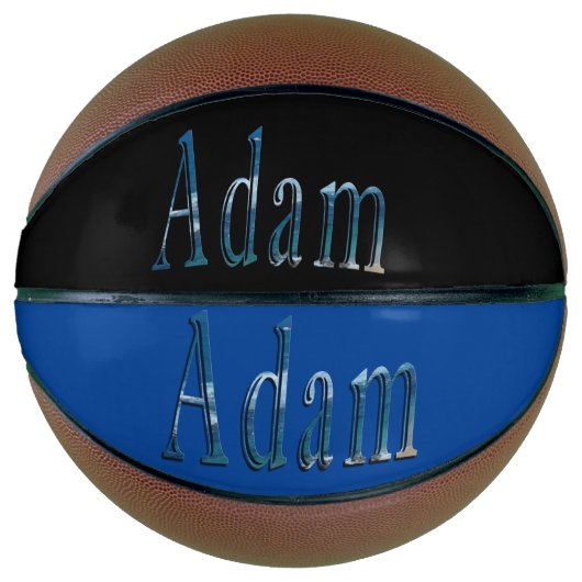 アダムの名前はビーチ像で バスケットボール (正面)