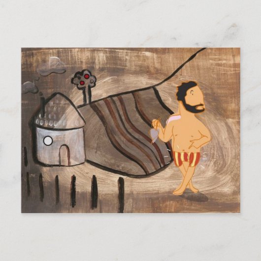 アダムの最初のズボン ポストカード (正面)