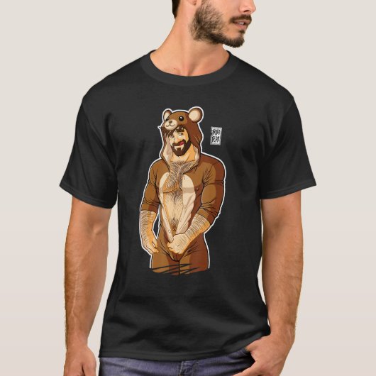 アダムはテディベアが好き Tシャツ (正面)