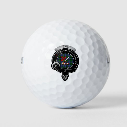 アダムクランバッジゴルフボール ゴルフボール (正面)